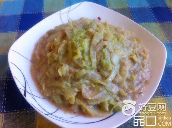 小豆腐炒白菜