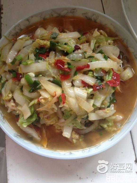 剁椒炒白菜