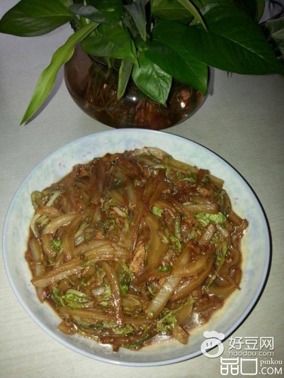 素炒白菜丝