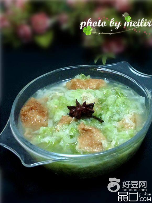 白菜面筋汤