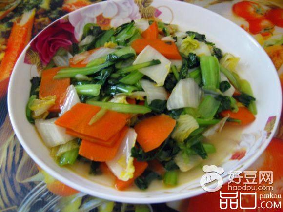 素炒油菜白菜