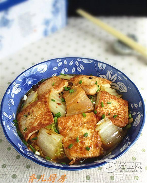 腊肉白菜豆腐