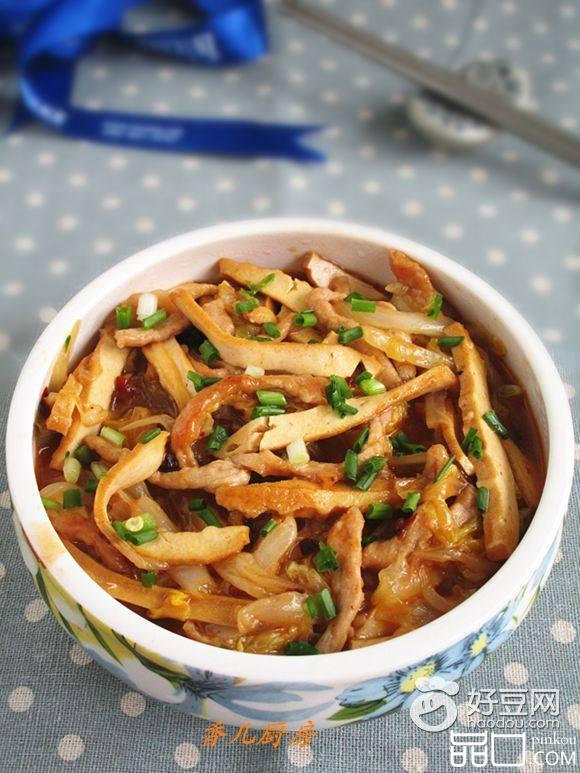 豆豉烂糊肉丝
