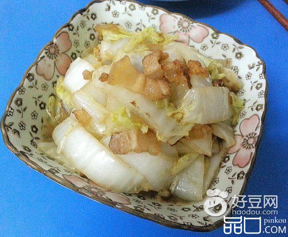 五花肉炒白菜
