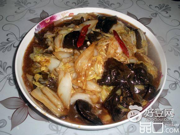 醋溜木耳白菜