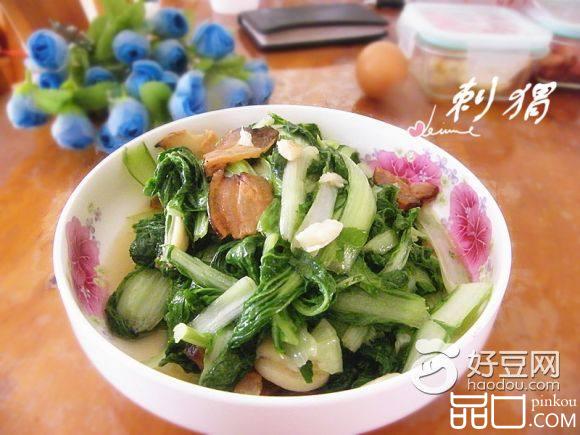 肥肉炒白菜