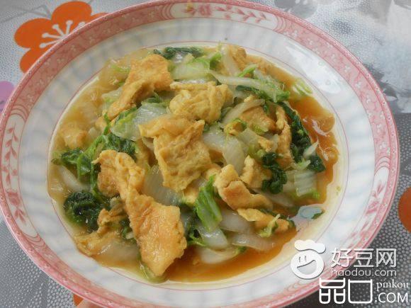 白菜炒蛋