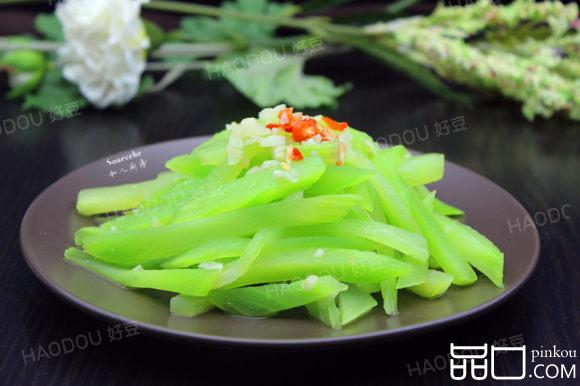 蒜蓉炒莴笋