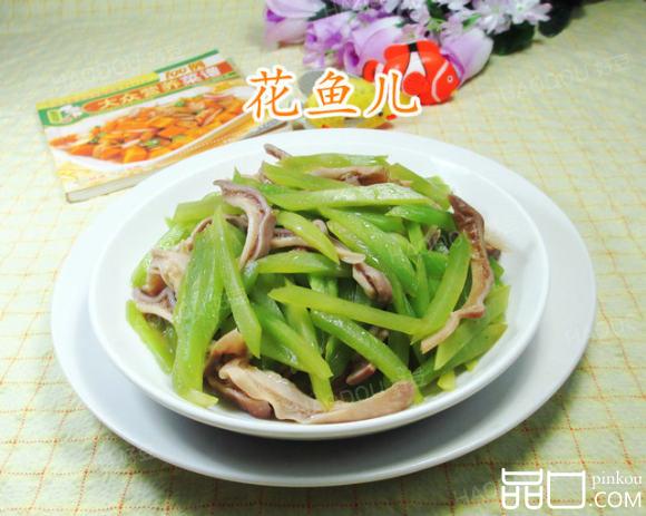 莴笋炒猪肚