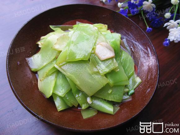 清炒莴笋片
