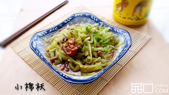 卤香花生炒莴笋丝