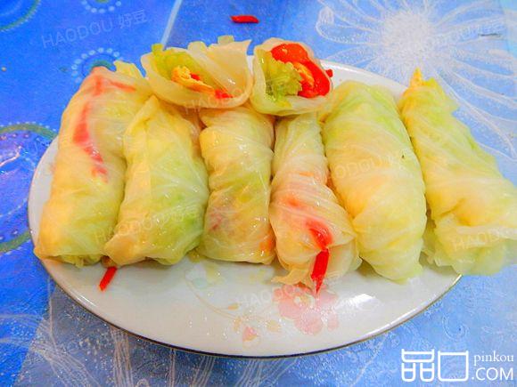 包菜蛋皮卷