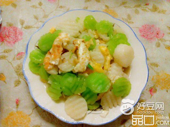 莴笋炒山药
