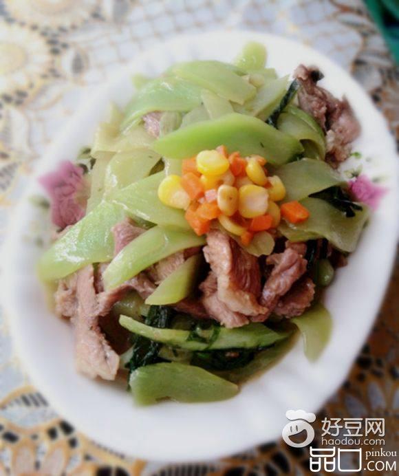 莴笋肉片