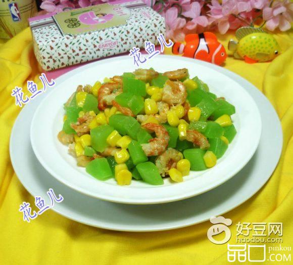 开洋玉米粒炒莴笋