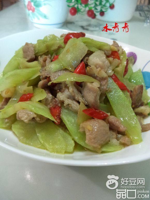 野天椒莴笋片炒肉