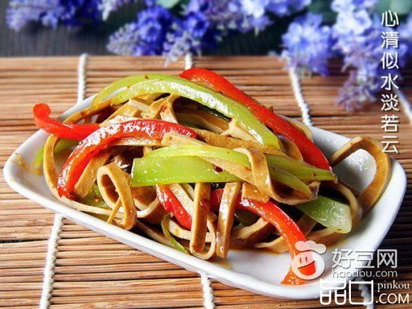 椒麻莴笋拌豆干