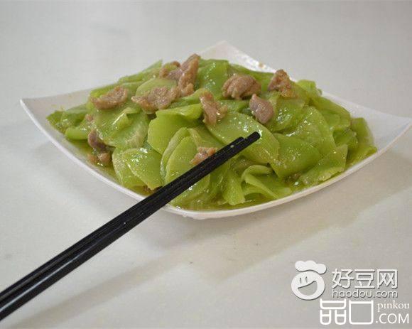 莴笋炒瘦肉
