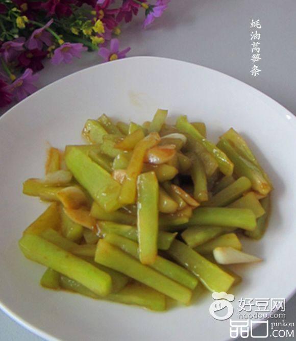 蚝油莴笋条