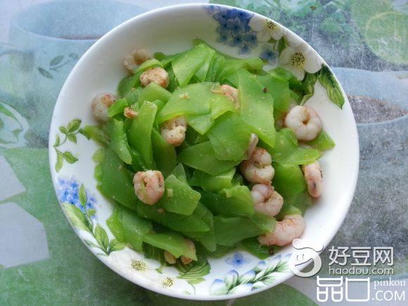 虾仁炒莴笋