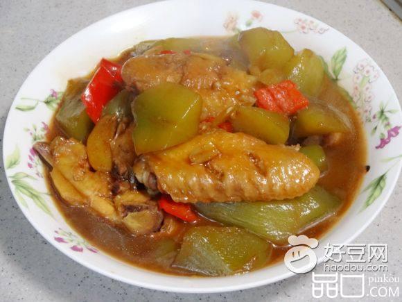 莴笋烩翅中