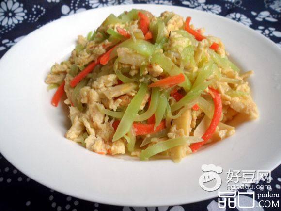 蛋炒三丝