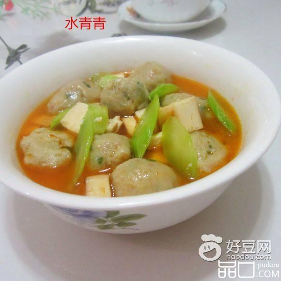 莴笋香干丸子汤