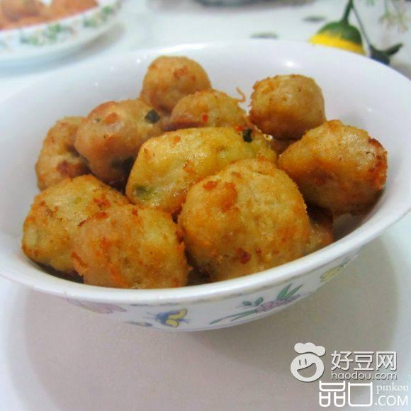 炸莴笋猪肉丸子