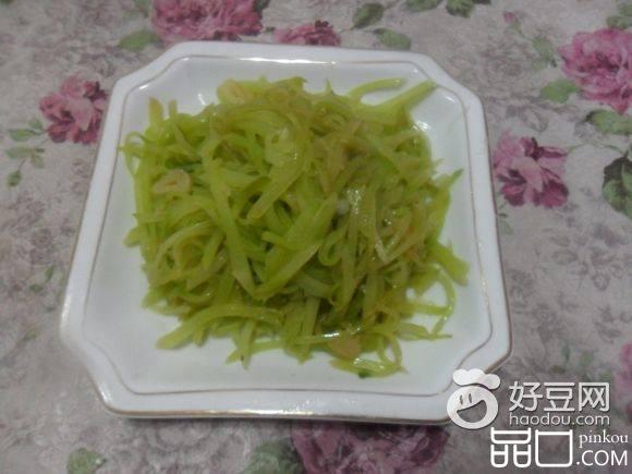 蒜香莴笋
