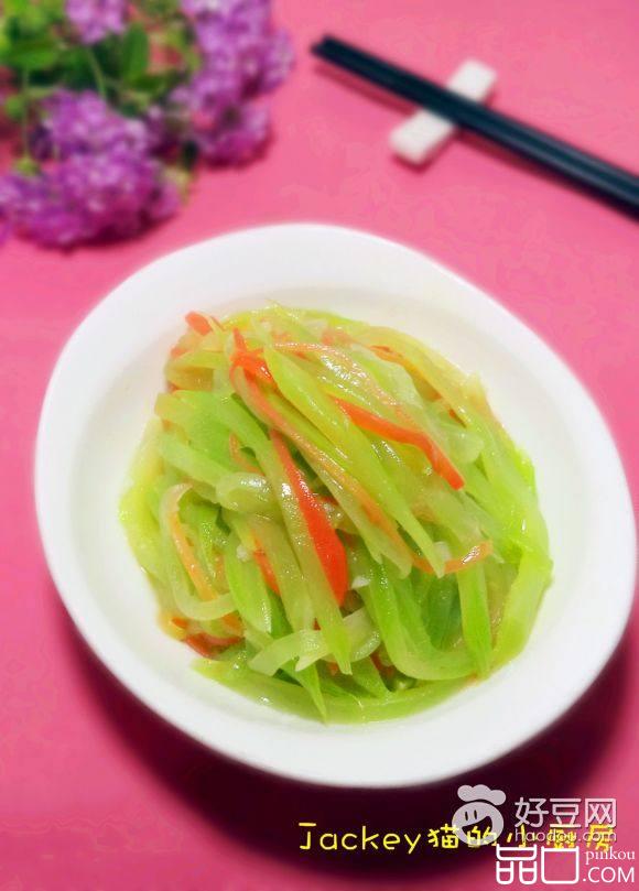 蒜香莴笋丝
