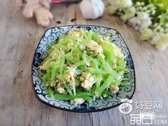 蛋香莴笋丝