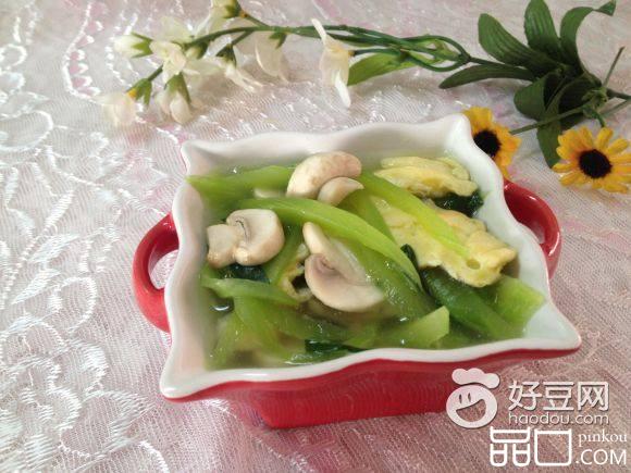 莴笋口蘑汤