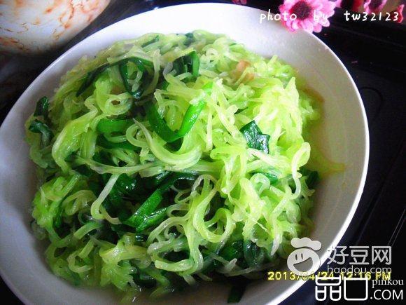 炝炒莴笋丝