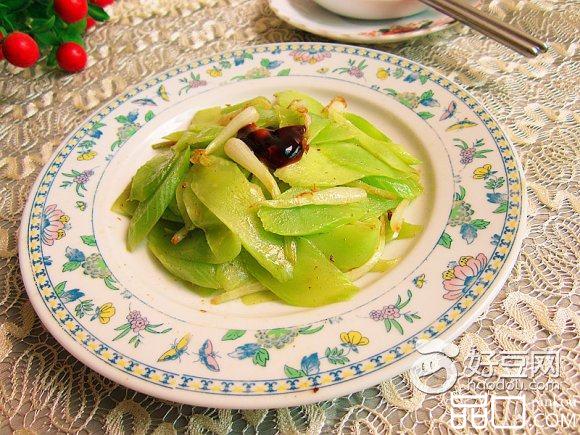 小炒莴苣片