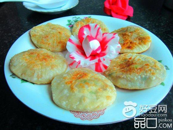 葱香渣馅锅贴