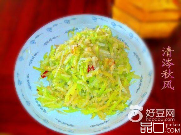 酸辣翡翠白玉丝