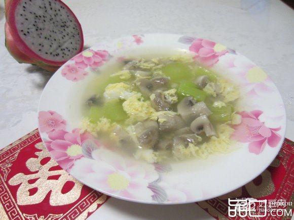 莴笋蘑菇蛋汤