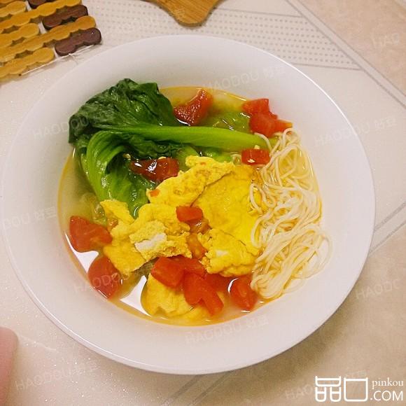 番茄鸡蛋汤面