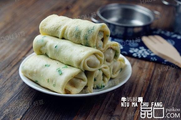 肉松生菜卷饼