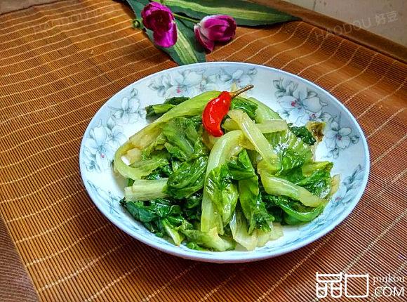 素炒生菜