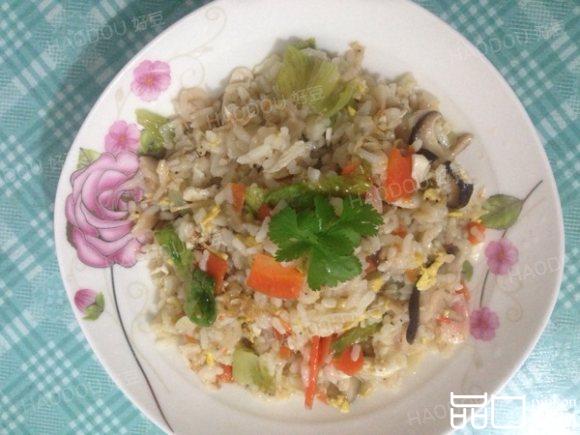 香菇蛋炒饭