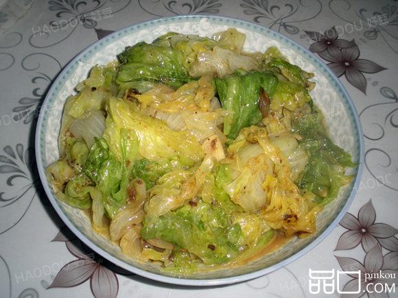 牛肉酱炒生菜