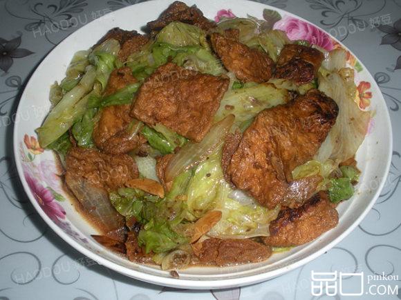 香干炒生菜
