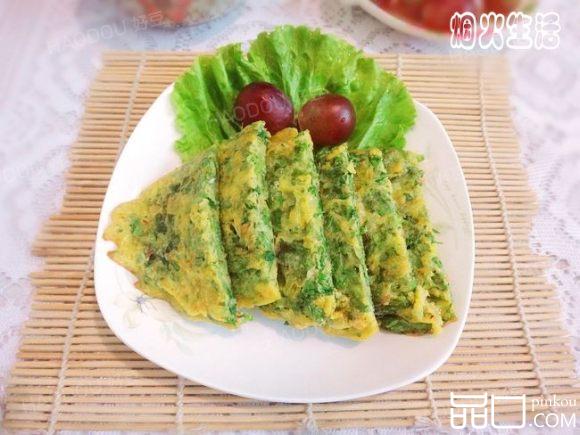 生菜鸡蛋饼