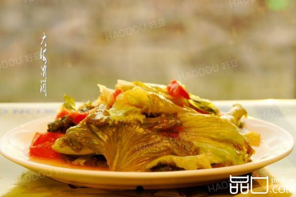 番茄炒生菜