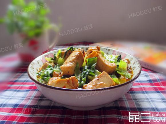 生菜炒豆腐