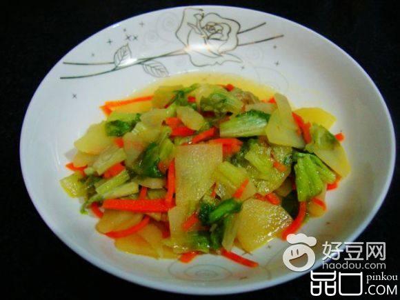 生菜炒土豆片