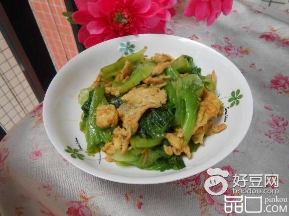 生菜炒蛋