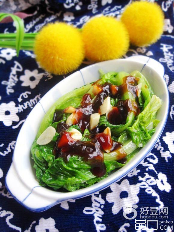 鲍汁生菜
