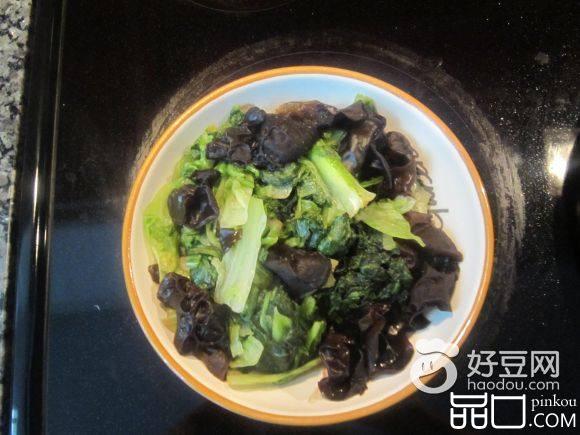 木耳炒生菜